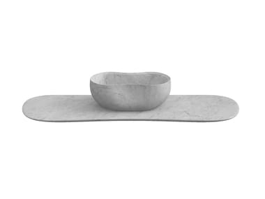ANIMA - Marble washbasin countertop by Salvatori