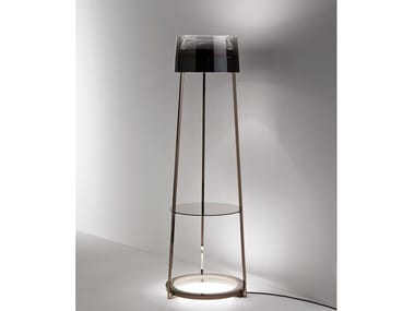 ANTEA - Floor lamp in glass and metal by Italamp