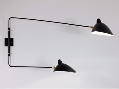 AP2BD - Adjustable metal wall lamp by Serge Mouille