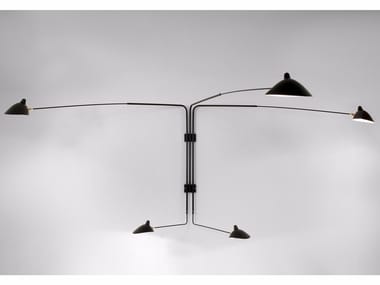 AP5B - Adjustable metal wall lamp by Serge Mouille