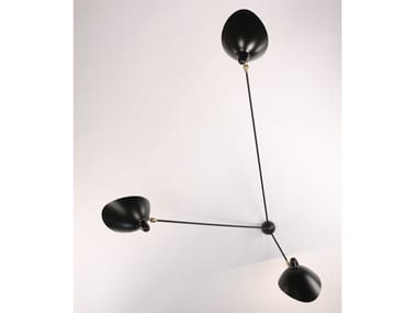 AR3B - Metal wall lamp by Serge Mouille