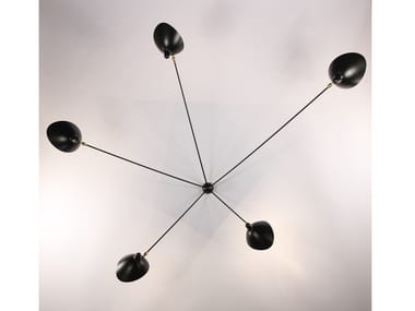 AR5B - Metal wall lamp by Serge Mouille