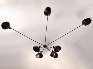 AR7B - Metal wall lamp by Serge Mouille