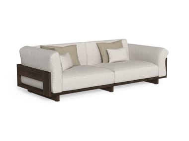 ARGO-WOOD - 3 seater fabric garden sofa by Talenti