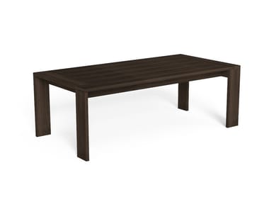 ARGO-WOOD - Rectangular Accoya¢ç wood garden table by Talenti