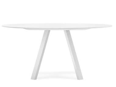 ARKI-TABLE ARK_D139 - Round steel table by Pedrali