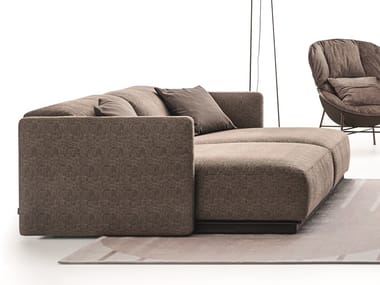 ARLOTT LOW - Sectional fabric sofa by Ditre Italia