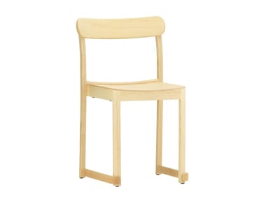 ATELIER - Stackable wooden chair by Artek