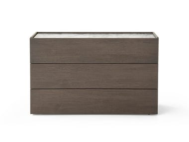 ATLANTE - Wooden chest of drawers by Pianca