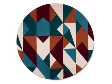 AUDREY - Handmade round wool rug by Essential Home