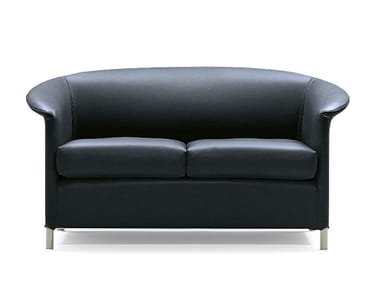 AURA SOFA 146 - 2 seater leather sofa by Wittmann