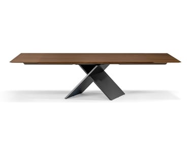 AX - Extending rectangular table by Bonaldo