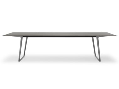 AXY COMFORT - Rectangular stone garden table by MDF Italia