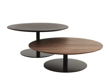 B14 - Round wooden side table by more