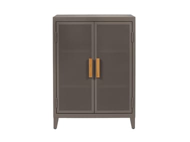 B2 LOW PERFORATED - Metal highboard with doors by Tolix
