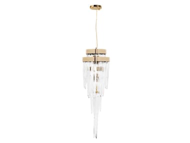 BABEL - Brass pendant lamp by Luxxu