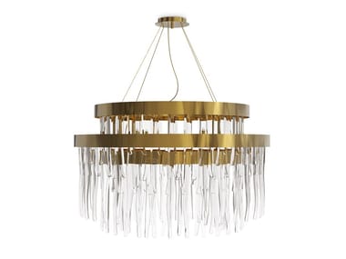 BABEL - Brass pendant lamp by Luxxu