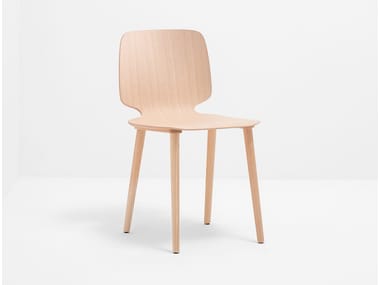 BABILA 2700 - Wooden chair by Pedrali