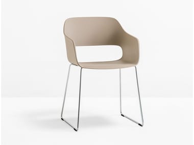 BABILA 2745 - Sled base technopolymer chair by Pedrali