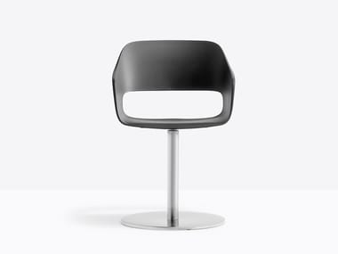 BABILA 2765 - Swivel polypropylene chair with armrests by Pedrali