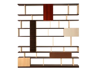 BABILONIA - Open wooden bookcase by Morelato