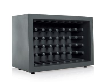 BACHUS - Polyethylene bottle rack by Slide