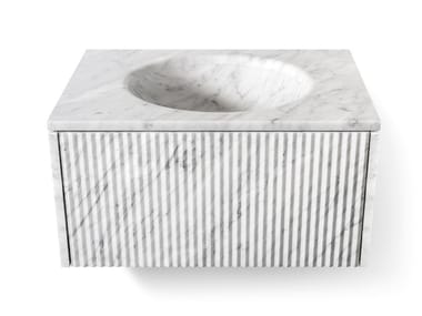 BALNEA - Wall-mounted basin by Salvatori