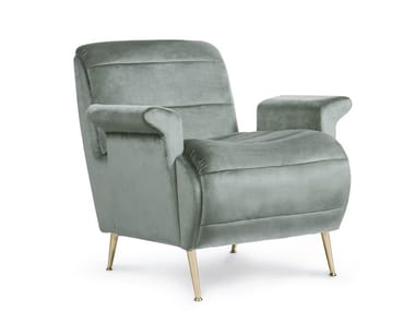 BARDOT - Fabric armchair with armrests by Essential Home