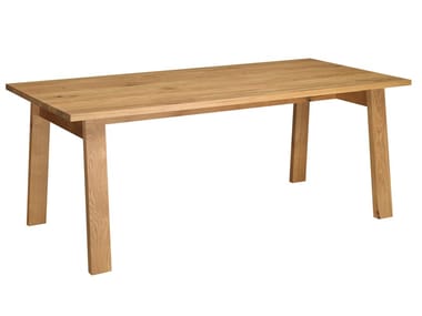 BASIS - Rectangular wooden dining table by e15