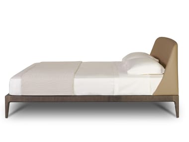 BELLAGIO - Ash double bed with upholstered headboard by Morelato