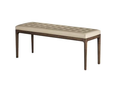 BELLAGIO - Upholstered ash bench by Morelato