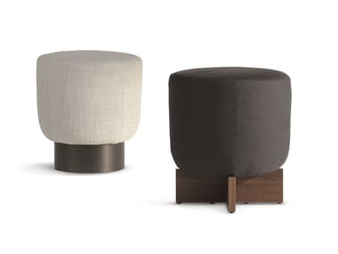 BELT & CROSS - Round fabric pouf by Bonaldo