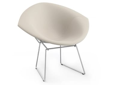 BERTOIA DIAMOND - Upholstered fabric easy chair (Request Info)