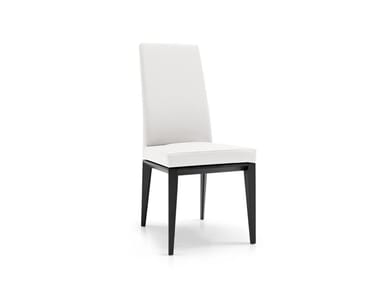 BESS - Upholstered leather chair by Calligaris