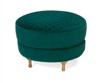 BIG MAMA - Upholstered fabric footstool by Moroso