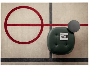 BILLIE - Handmade rectangular rug by Poltrona Frau