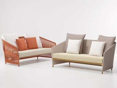 BITTA LOUNGE - 2 seater garden sofa by Kettal