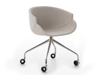 BIX - Office chair with castors by B-LINE