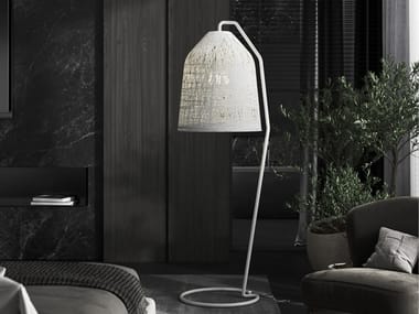 BLACKOUT - Fiberglass floor lamp by Karman