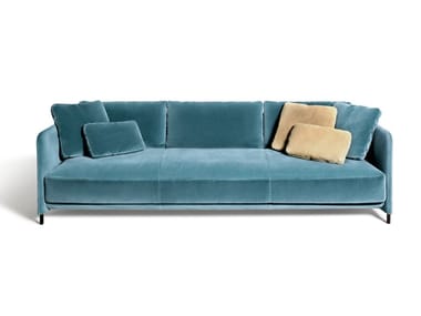 BLENDY - 3 seater velvet sofa by DE PADOVA