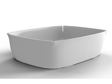 BLOOM - Countertop Flumood® washbasin by Antonio Lupi Design