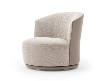 BLUES - Fabric easy chair by Turri