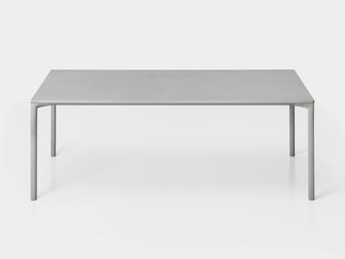 BOIACCA - Rectangular cement table by Kristalia