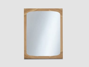 BONNY - Rectangular wall-mounted framed mirror by Zeitraum