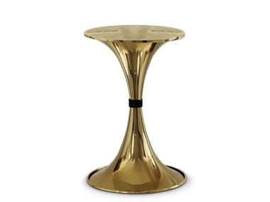 BOTTI - Round brass coffee table by Essential Home