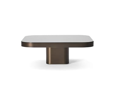 BOW COFFEE TABLE NO. 2 - Square brass coffee table by Classicon