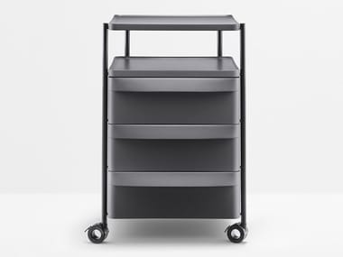 BOXIE BXH 3C - Modular office drawer unit with casters by Pedrali