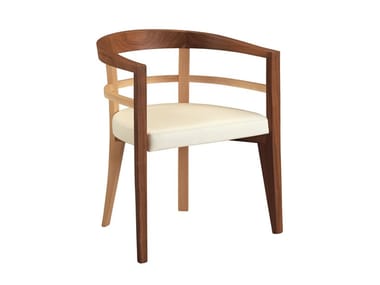 BRAMANTE - Maple easy chair with armrests by Morelato