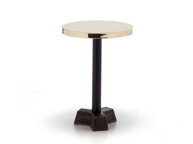 BRASS 43/44/45/46/47 - Round cast iron side table by Gervasoni