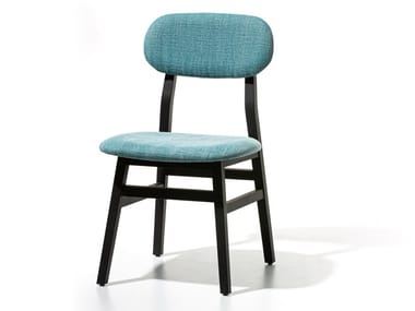 BRICK 223 - Upholstered open back fabric chair by Gervasoni